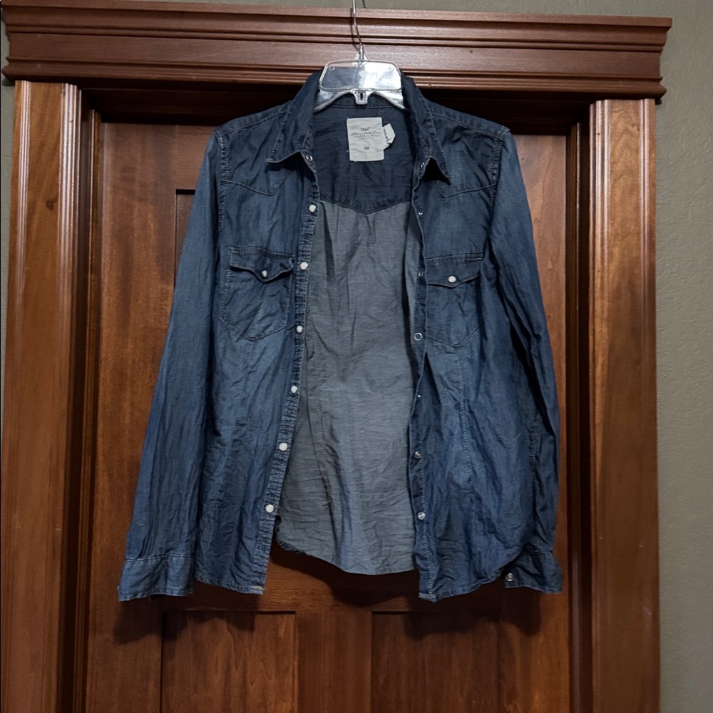 H&M denim top size 10